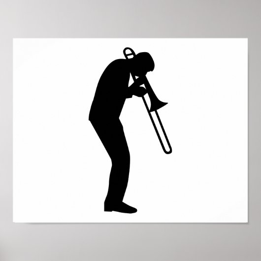 Poster Joueur Trombone (Devant)