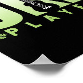 Poster Joueur Uke Ukulele Joueur Hawaï (Coin)