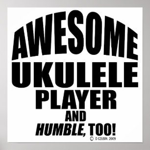 Poster Joueur Ukulele