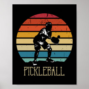 Poster Joueur Vintage de basket-ball
