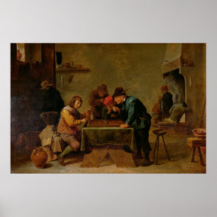 Poster Joueurs de backgammon, c.1640-45