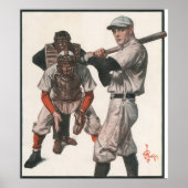 Poster Joueurs De Baseball vintages (Devant)