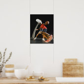 Poster Joueurs de basket-ball 2 (Cuisine)