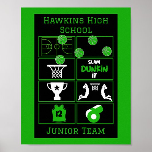 Poster Joueurs De Basket Junior (Devant)