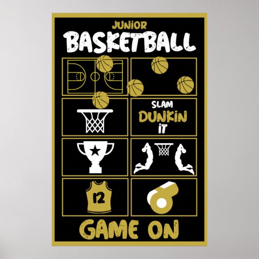 Poster Joueurs De Basket Junior (Devant)