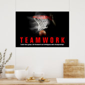 Poster Joueurs de devis Inspirationnels de basket-ball en (Cuisine)
