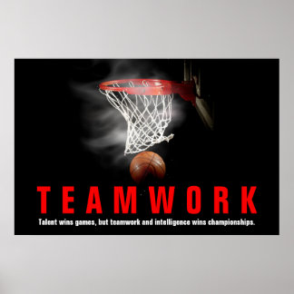 Poster Joueurs de devis Inspirationnels de basket-ball en