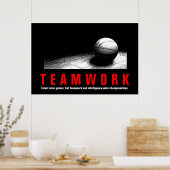 Poster Joueurs de devis Inspirationnels de basket-ball en (Cuisine)