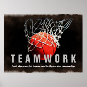 Poster Joueurs de devis Inspirationnels de basket-ball en