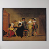 Poster Joueurs de jacquet (Devant)