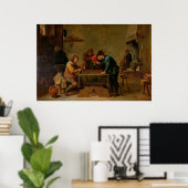 Poster Joueurs de jacquet, c.1640-45 (Bureau à domicile)
