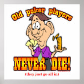 Poster Joueurs de poker (Devant)