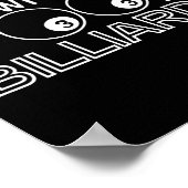 Poster Joueurs de snooker à billes à mâchoires (Coin)