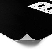 Poster Joueurs Tuba Kick Brass Funny Music Pun Dark BG (Coin)