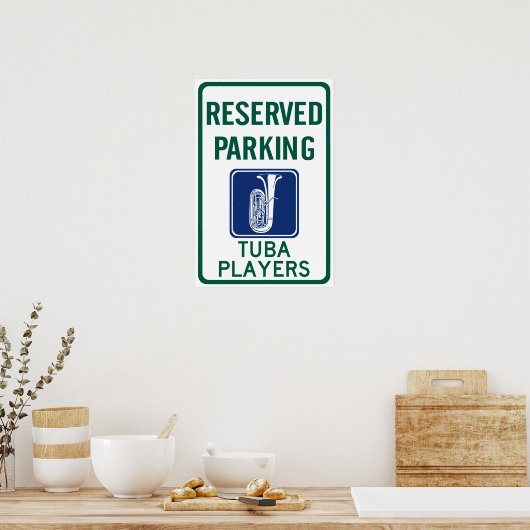 Poster Joueurs Tuba Parking (Cuisine)