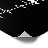 Poster Joueuse de Badminton Smash Birdie Enfants Hommes F (Coin)