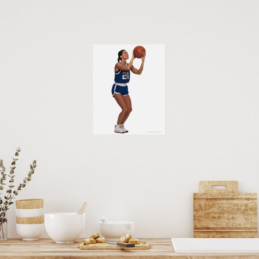 Poster Joueuse de basket-ball (Cuisine)