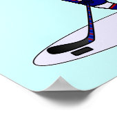 Poster Joueuse de hockey Blonde Girls (Coin)