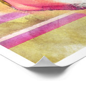 Poster Joueuse de rugby - Aquarelle (Coin)