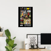 Poster Joueuse de softball de dernière année, Soirée des (Bureau à domicile)