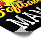 Poster Joueuse de softball Mamaw softball (Coin)