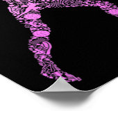 Poster Joueuse de volleyball féminin Joueuse de jeunesse (Coin)