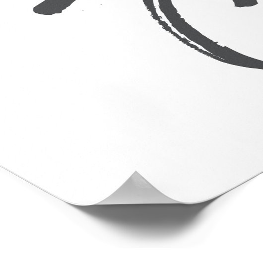 Poster Joueuse, joyeuse, moderne, design mignon de Love C (Coin)