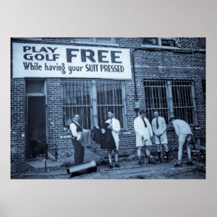 Poster Jouez Au Golf Gratuitement (Tout En Tenant Votre C