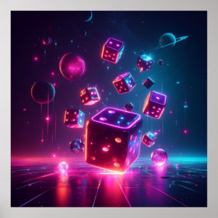 Poster Jouons aux dés !