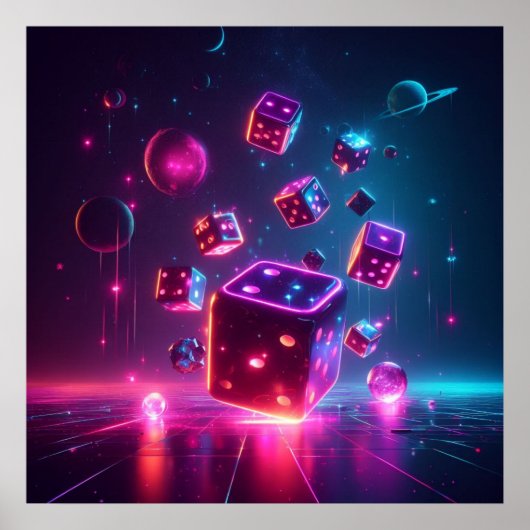 Poster Jouons aux dés ! (Devant)