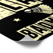 Poster Jouons Dminton Player Shuttle Racket 1 (Coin)