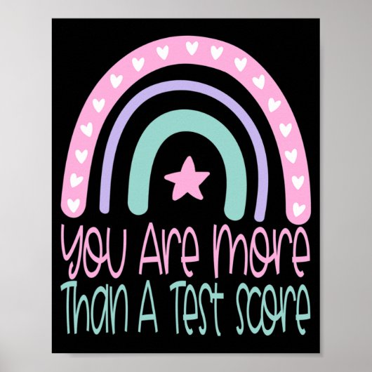 Poster Jour 2021 Plus Qu'Un Enseignant De Test Score Exam (Devant)