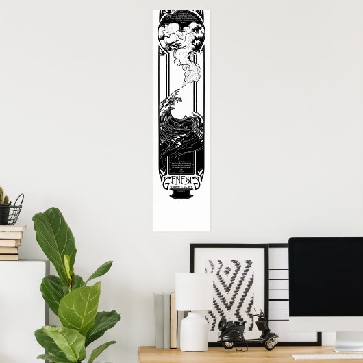 Poster Jour 2 de l'affiche de création (Bureau à domicile)