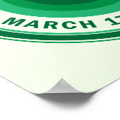 Poster Jour chanceux de mars (Coin)