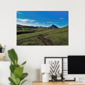 Poster Jour clair sur le Laugavegur (Bureau à domicile)