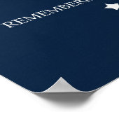 Poster Jour commémoratif, Drapeau des États-Unis (Coin)