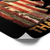 Poster Jour commémoratif Drapeau militaire Bottes 4 juill (Coin)