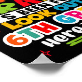 Poster Jour De 5E Année Diplômée Garçons Filles Ki (Coin)