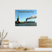 Poster Jour de commémoration 911 Le 11 septembre 2001 (Cuisine)