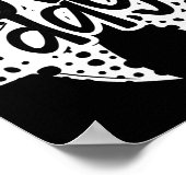 Poster Jour de Comp Dalmation Coquette Nœud Jour de Compé (Coin)