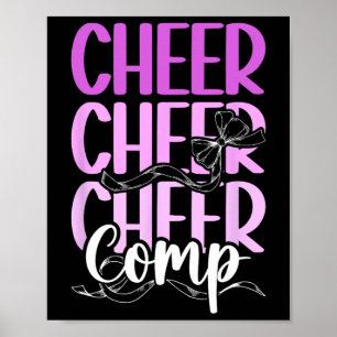 Poster Jour de comp de cheer Jour de compétition de cheer