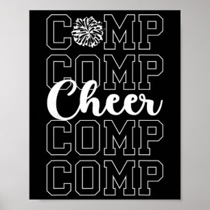 Poster Jour de comp de cheer Jour de compétition de cheer
