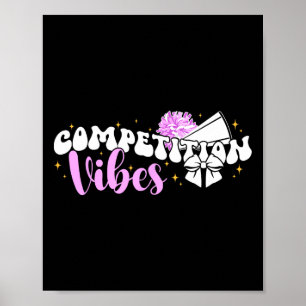 Poster Jour de compétition de cheer ambiance journée de c