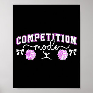 Poster Jour de compétition de cheer Mode jour de compétit