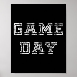 Poster Jour De Jeu Football T Chemise Hommes Femmes Enfan