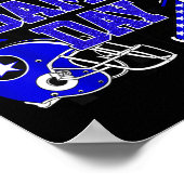 Poster Jour de jeu Football Touchdown Saison Girls Team S (Coin)