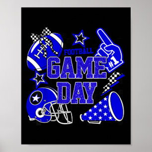 Poster Jour de jeu Football Touchdown Saison Girls Team S