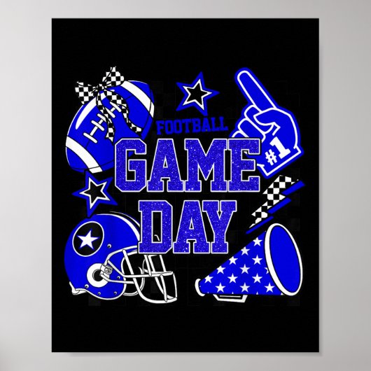 Poster Jour de jeu Football Touchdown Saison Girls Team S (Devant)