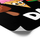 Poster Jour de la crème glacée Fête estivale Crème glacée (Coin)