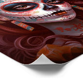 Poster Jour De La Fille Du Crâne Sucre Des Morts (Coin)